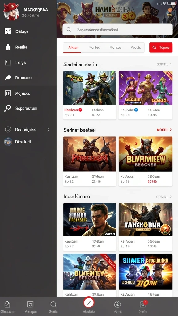 Tampilan utama aplikasi mimpi303 Terbaru untuk Android: Download APK Gratis yang intuitif dan efisien.