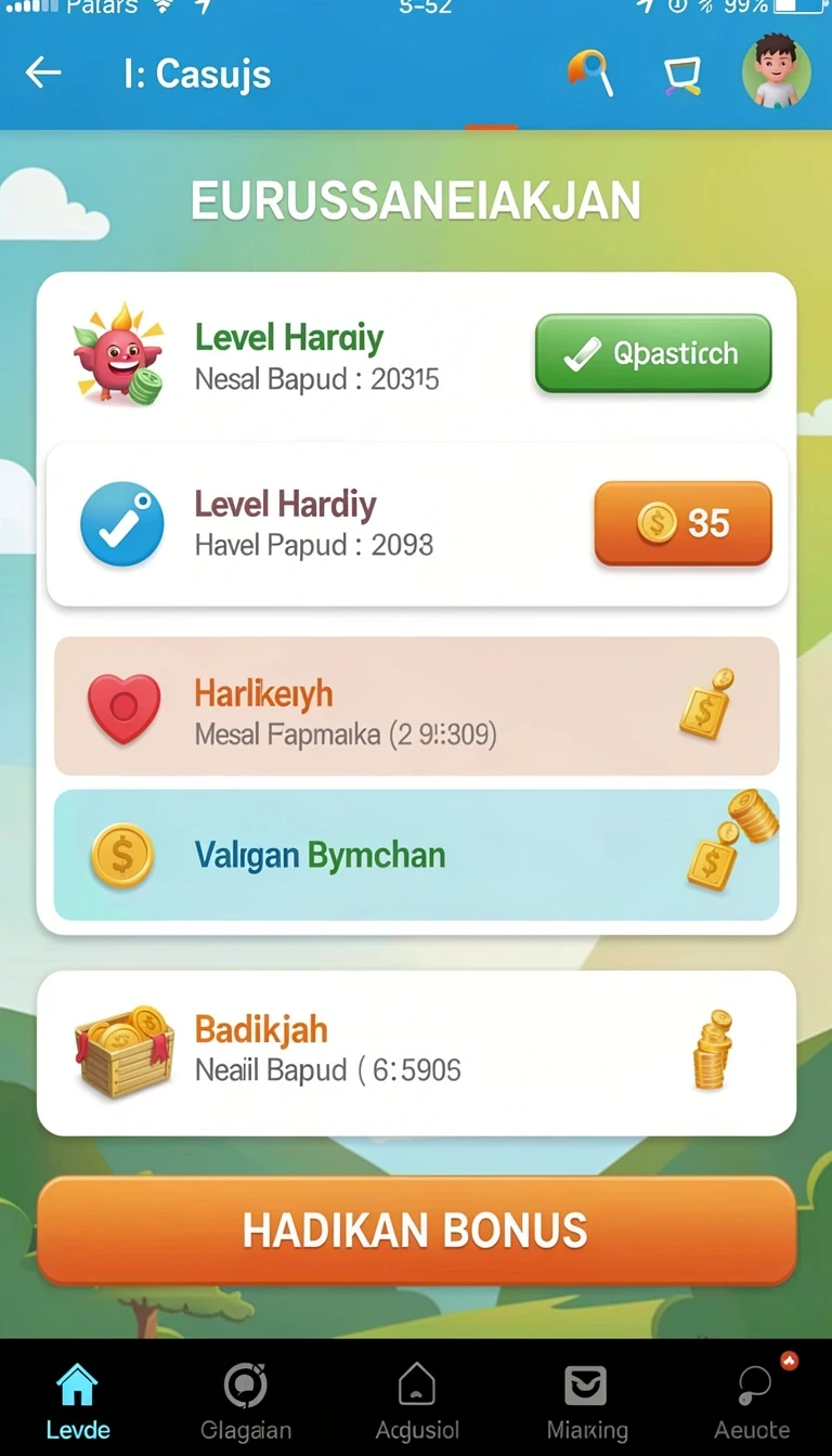 Tampilan utama aplikasi sawit777 APK: Fitur, Ukuran, dan Link Download yang intuitif dan efisien.