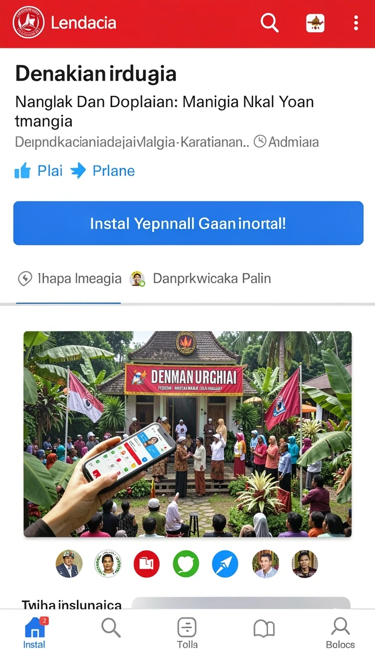 Tampilan utama aplikasi Aplikasi rajabandot Resmi: Download dan Instalasi yang intuitif dan efisien.